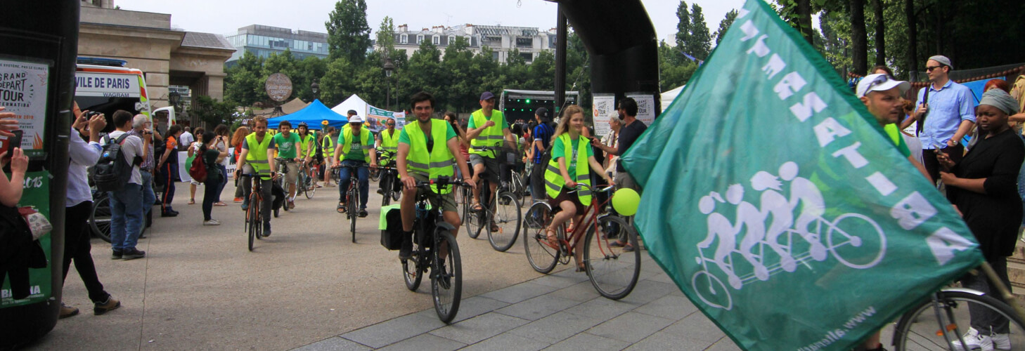 Départ du Tour Alternatiba, Crédits Photo : © Maeva Vita