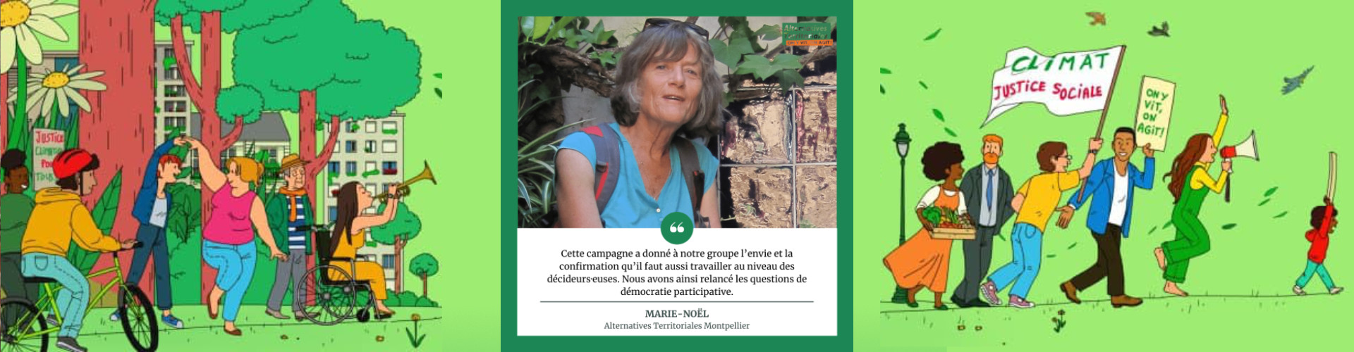 Marie-Noël, Alternatives Territoriales Montpellier : Image à la une