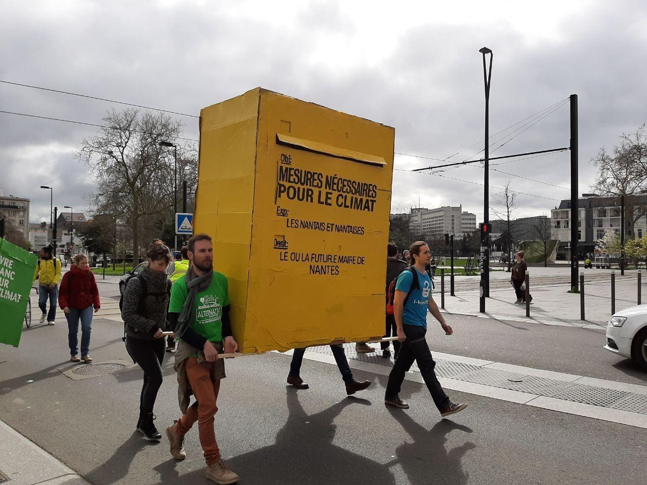 Mobilisation pour le climat à Nantes