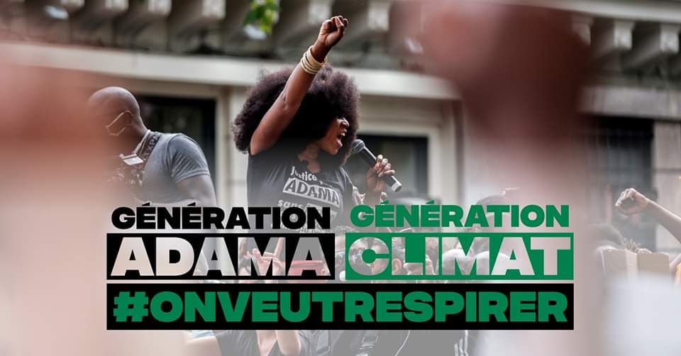 Génération Adama, Génération climat : “on veut respirer” : Image à la une