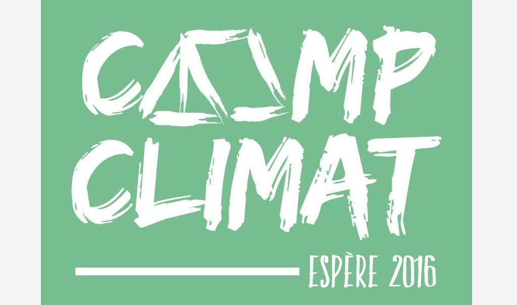Affiche "Camp Climat Espère 2016"