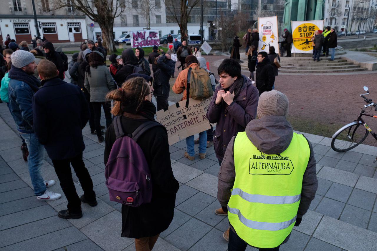 Rassemblement Stop Bure à Nantes
