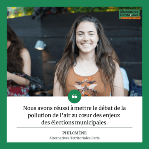 Philomène fait partie du groupe Alternatives Territoriales Paris.