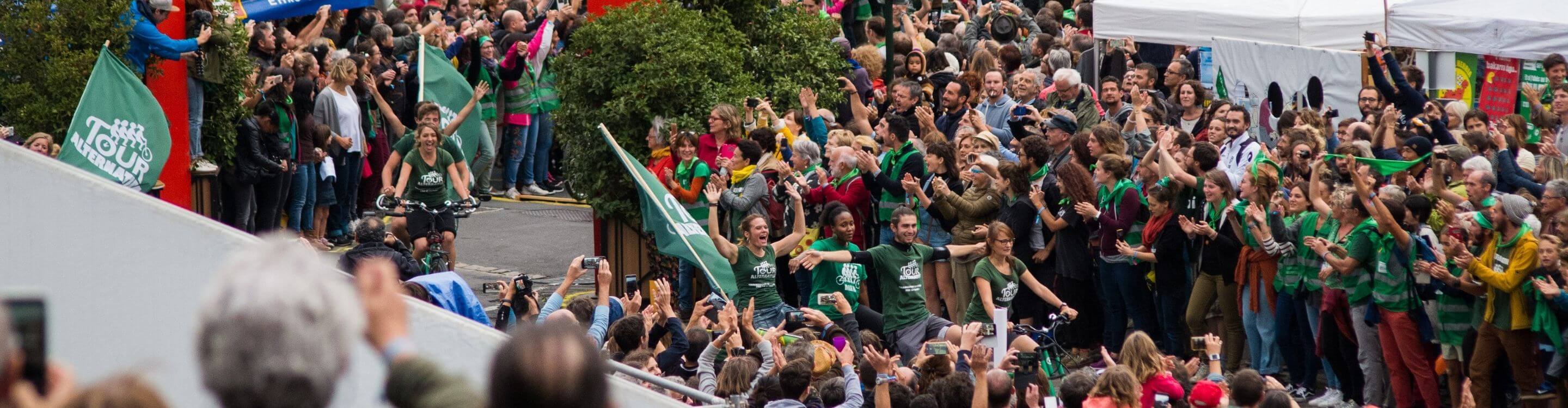 Arrivée du Tour Alternatiba à Bayonne 2018 - Photo : Sam Saintyard
Photo : Sam Saintyard
Photo : Sam Saintyard