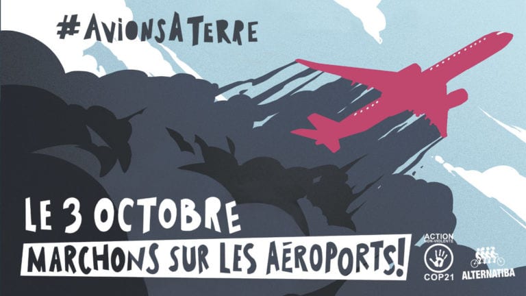 Avions à terre : le 3 octobre : marchons sur les aéroports