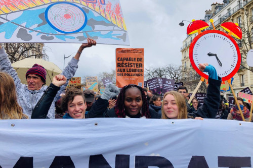 Marche climat : Look Up à Paris